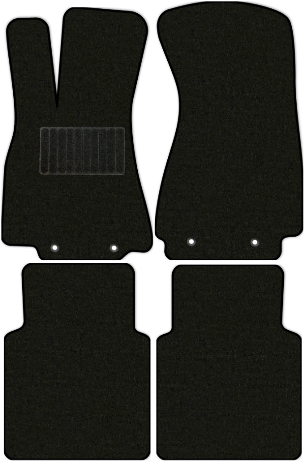 Коврики текстильные "Комфорт" для Jaguar XJ (седан Long (LWB) / X350) 2003 - 2009, черные, 4шт.