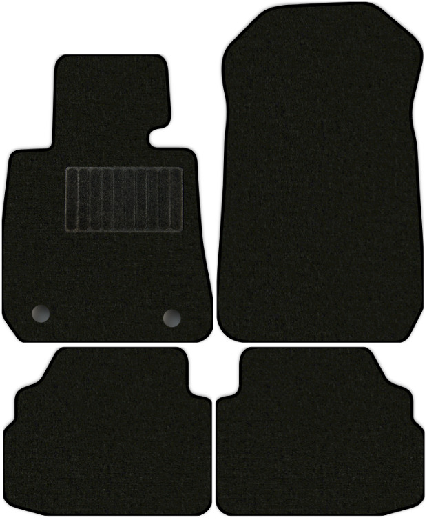 Коврики текстильные "Стандарт" для BMW 3-Series (купе / E92) 2006 - 2010, черные, 4шт.