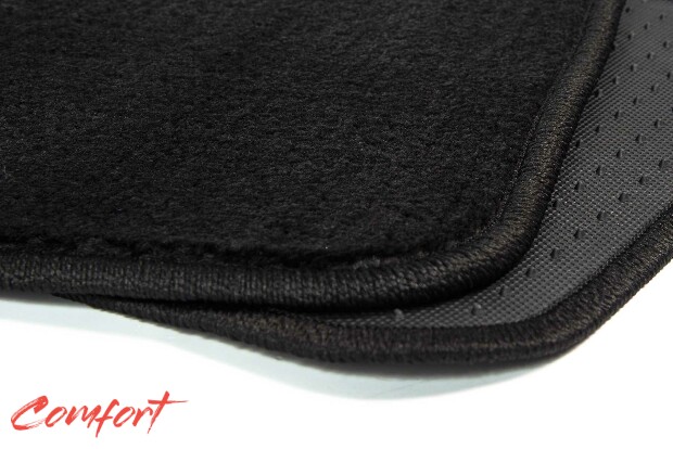 Коврики текстильные "Комфорт" для Toyota Auris II (хэтчбек 5 дв / E180) 2012 - 2016, черные, 4шт.