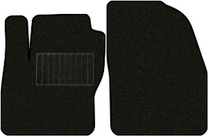 Коврики текстильные "Стандарт" для Ford Focus ST II (хэтчбек 5 дв / CB4) 2008 - 2010, черные, 2шт.