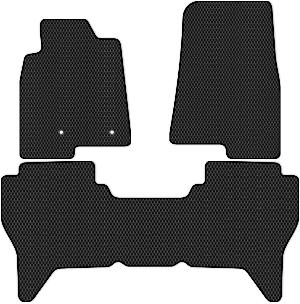 Коврики ЭВА "Ромб" для Mitsubishi Pajero IV (suv / V90 (5 дв.)) 2014 - 2020, черные, 3шт.