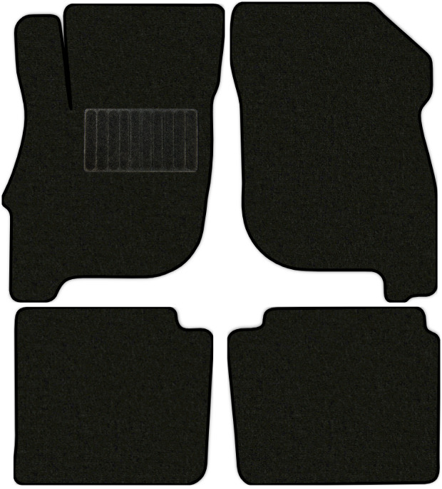 Коврики текстильные "Классик" для Mitsubishi Galant (седан) 2006 - 2008, черные, 4шт.