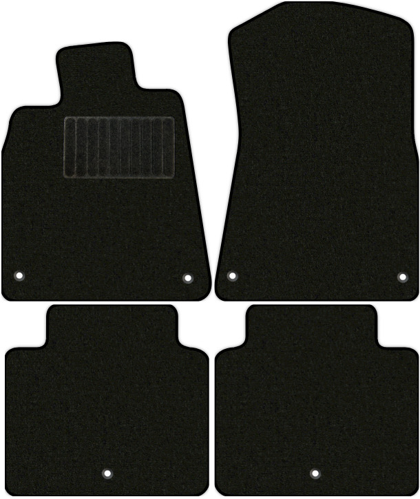 Коврики текстильные "Стандарт" для Lexus GS450h (седан, гибрид / S190) 2005 - 2012, черные, 4шт.