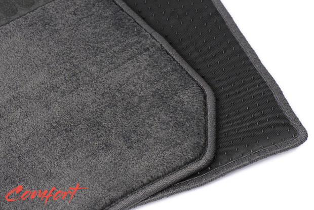 Коврики текстильные "Комфорт" для Audi Q5 I (suv / 8R) 2008 - 2012, темно-серые, 5шт.