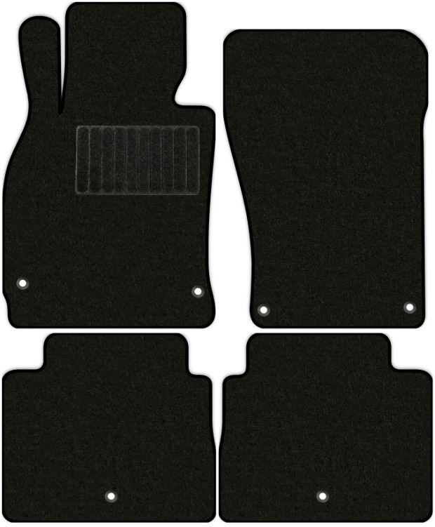 Коврики текстильные "Стандарт" для Infiniti Q70 (седан / Y51) 2013 - 2018, черные, 4шт.